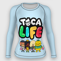 Рашгард женский Toca Life: Logo, цвет: 3D-принт