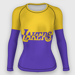 Рашгард женский KobeBryant Los Angeles Lakers,, цвет: 3D-принт