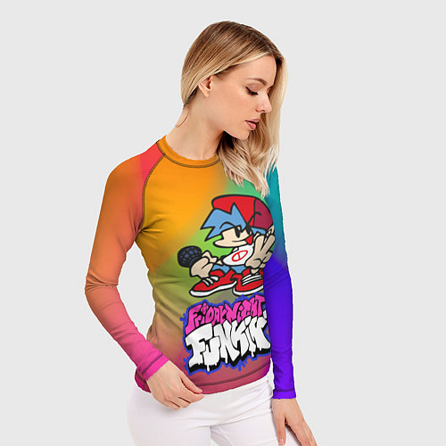 Женский рашгард BOYFRIEND FRIDAY NIGHT FUNKIN / 3D-принт – фото 3