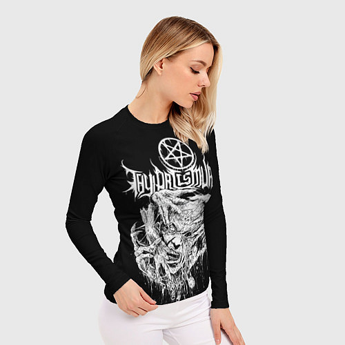 Женский рашгард Thy Art Is Murder - Hate / 3D-принт – фото 3