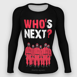 Рашгард женский Whos Next Кто следующий, цвет: 3D-принт