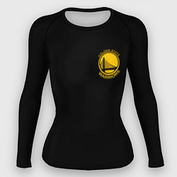 Рашгард женский GOLDEN STATE WARRIORS BLACK STYLE, цвет: 3D-принт