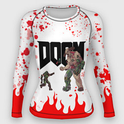 Женский рашгард Doomguy vs Cyberdemon спина
