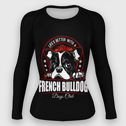 Женский рашгард Французский Бульдог French Bulldog