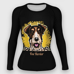 Женский рашгард Фокстерьер Fox terrier