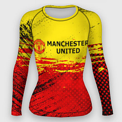 Рашгард женский Manchester United: Дьяволы, цвет: 3D-принт