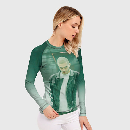 Женский рашгард Хаски в комнате / 3D-принт – фото 3