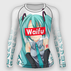 Рашгард женский Waifu - Hatsune Miku, цвет: 3D-принт