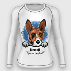 Женский рашгард Собака Басенджи