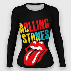 Рашгард женский Роллинг Стоунз Rolling Stones, цвет: 3D-принт