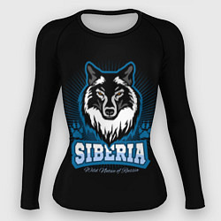 Рашгард женский SIBERIA Сибирь, цвет: 3D-принт