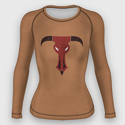 Рашгард женский Минотавры цвет ордена, цвет: 3D-принт