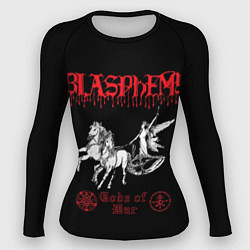 Рашгард женский Blasphemy - Gods of War, цвет: 3D-принт