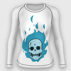 Рашгард женский Череп Cute Angel парный, цвет: 3D-принт