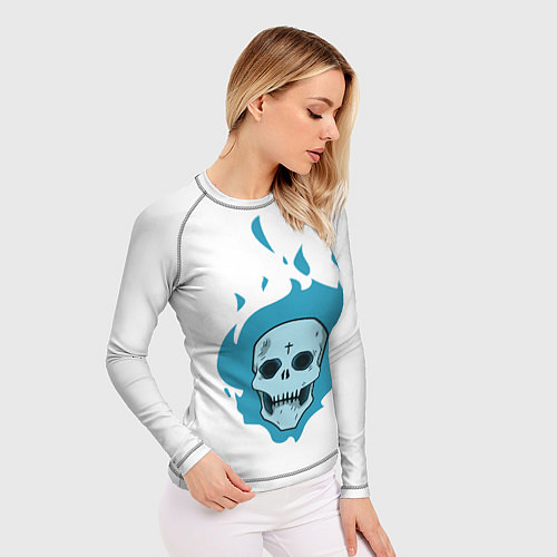 Женский рашгард Череп Cute Angel парный / 3D-принт – фото 3