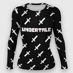 Рашгард женский UNDERTALE LOGO СРАЖЕНИЕ, МЕЧИ, цвет: 3D-принт