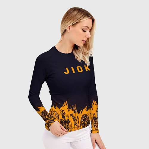 Женский рашгард Jiok пламя / 3D-принт – фото 3