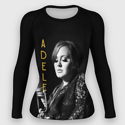 Рашгард женский Певица Adele, цвет: 3D-принт