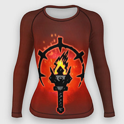 Рашгард женский Darkest Dungeon Факел, цвет: 3D-принт