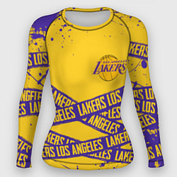 Рашгард женский LAKERS SPORT LINE STYLE NBA, цвет: 3D-принт