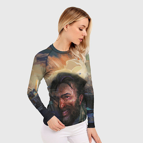 Женский рашгард Disco Elysium Harrier Du Bois / 3D-принт – фото 3