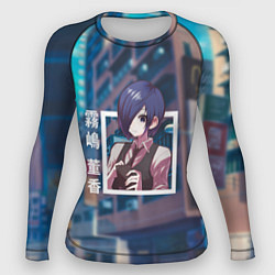 Рашгард женский Токийский гуль Tokyo Ghoul, Тока Киришима Touka Ki, цвет: 3D-принт