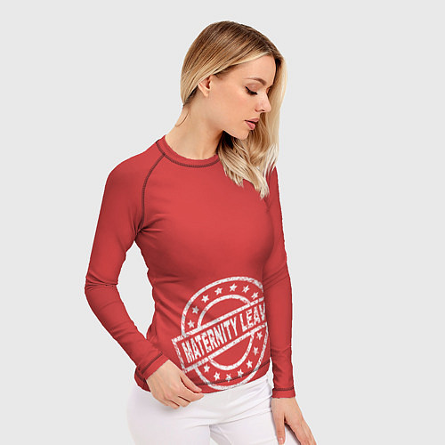 Женский рашгард Maternity leave / 3D-принт – фото 3