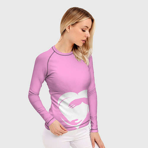 Женский рашгард Объятие / 3D-принт – фото 3