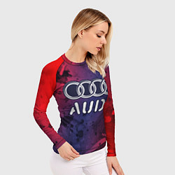 Рашгард женский AUDI Audi Краски, цвет: 3D-принт — фото 2