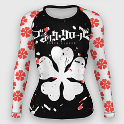 Рашгард женский Чёрный клевер манга Красный патер, цвет: 3D-принт