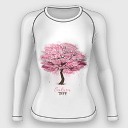 Рашгард женский Sakura Tree, цвет: 3D-принт
