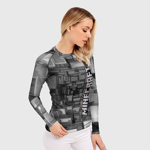 Женский рашгард Minecraft, pattern 2066 / 3D-принт – фото 3
