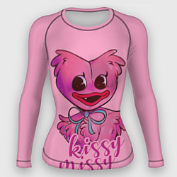 Рашгард женский Pink Kissy Missy, цвет: 3D-принт