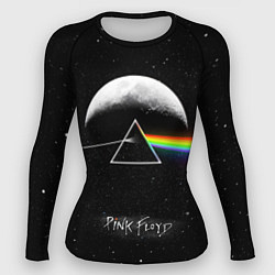 Рашгард женский PINK FLOYD LOGO ПИНК ФЛОЙД ЗВЕЗДЫ, цвет: 3D-принт