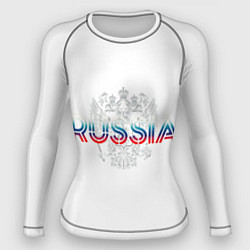 Рашгард женский Russia Sport Team, цвет: 3D-принт