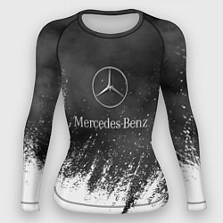 Рашгард женский Mercedes-Benz: Облако с Брызгами, цвет: 3D-принт