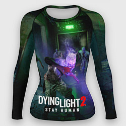 Рашгард женский Dying Light: Stay Human - логово зомби, цвет: 3D-принт