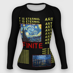 Рашгард женский Ван Гог Infinite, цвет: 3D-принт