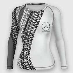 Рашгард женский Mercedes-Benz дрифт, цвет: 3D-принт
