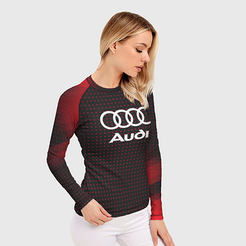 Женский рашгард Audi logo / 3D-принт – фото 3