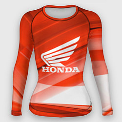 Рашгард женский Honda logo auto, цвет: 3D-принт