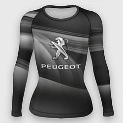 Рашгард женский Peugeot blak, цвет: 3D-принт