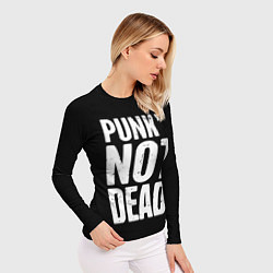 Рашгард женский PUNKS NOT DEAD Панки Живы, цвет: 3D-принт — фото 2