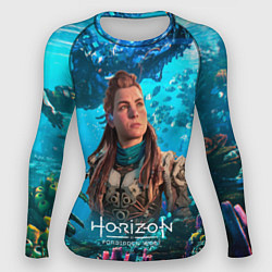 Рашгард женский Элой Horizont Forbidden West, цвет: 3D-принт