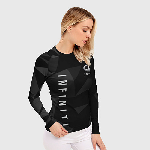 Женский рашгард Infiniti Инфинити / 3D-принт – фото 3