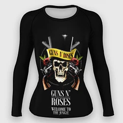 Рашгард женский Guns n roses, группа, цвет: 3D-принт