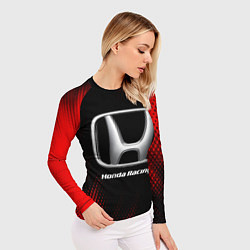 Рашгард женский HONDA RACING Sport Style, цвет: 3D-принт — фото 2