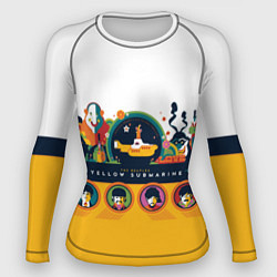 Женский рашгард Yellow Submarine Мультфильм 3D