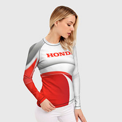 Рашгард женский Хонда HONDA, цвет: 3D-принт — фото 2