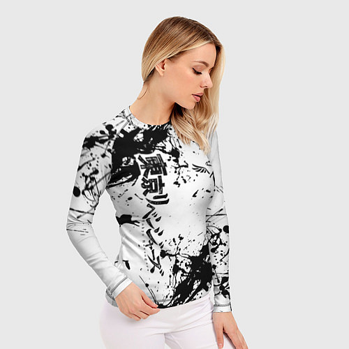 Женский рашгард Токийские мстители Tokyo Revengers logo краска / 3D-принт – фото 3